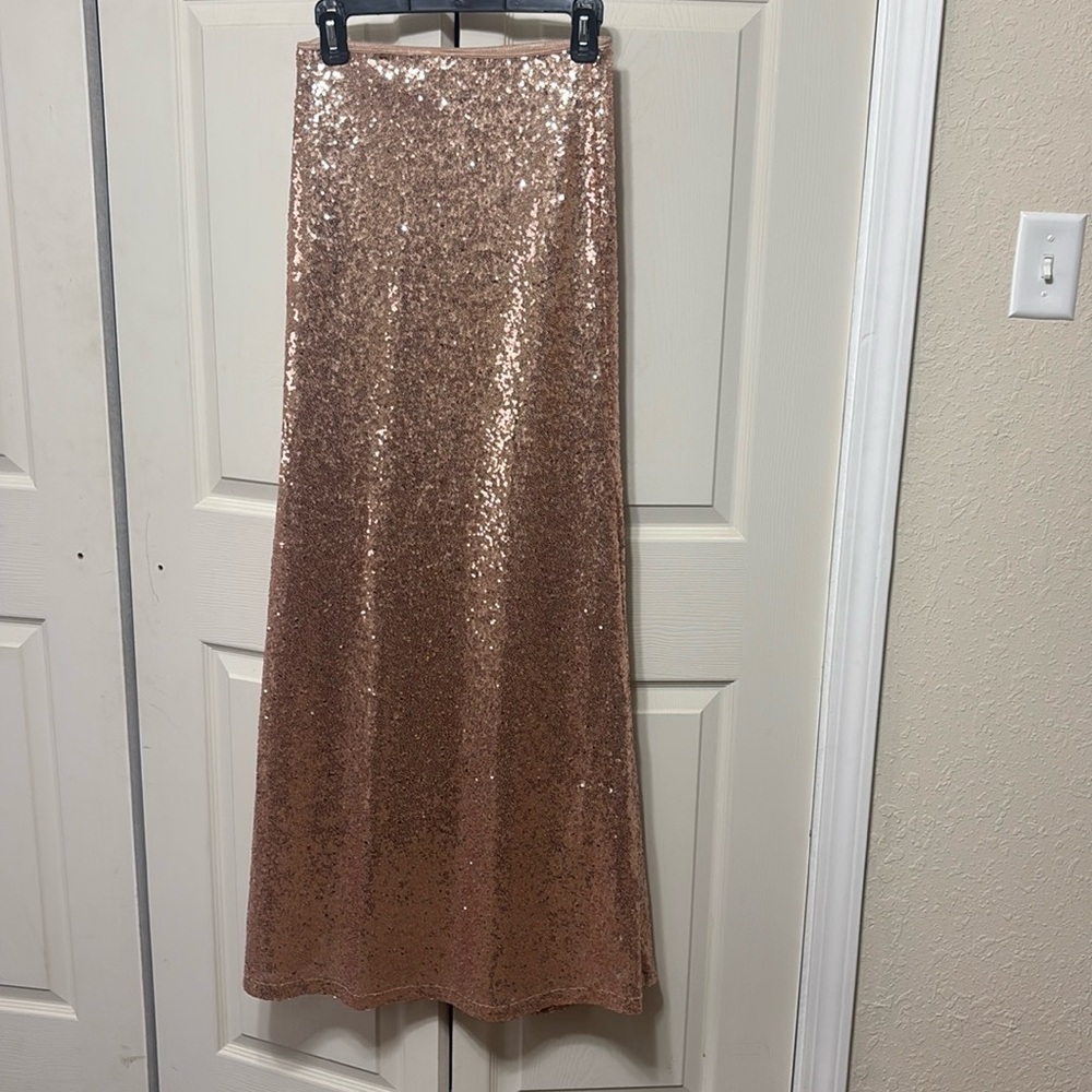 Maxi Golden Skirt